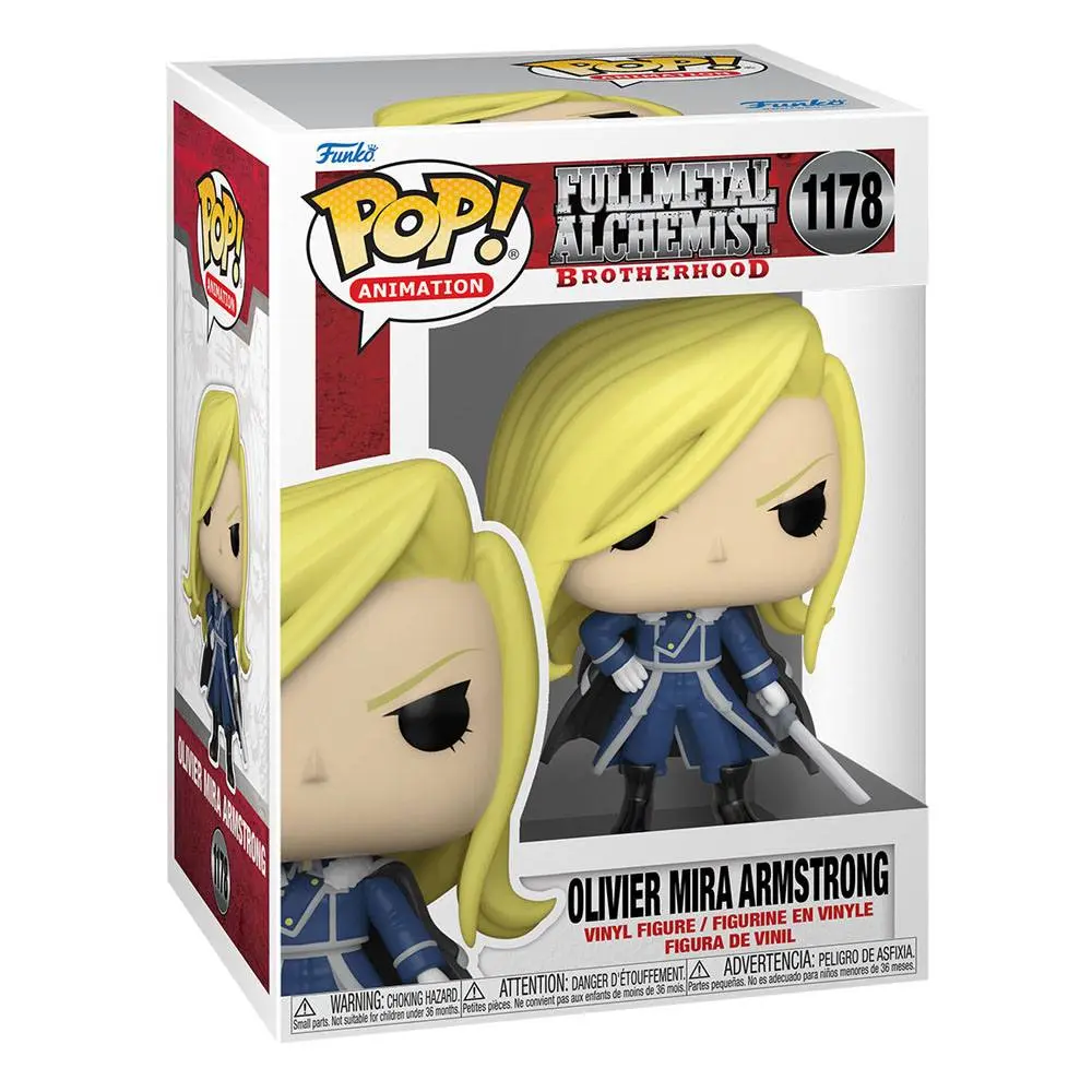 Fullmetal Alchemist Brotherhood POP! Animation Vinil Figura Olivier Armstrong s Mačem 9 cm fotografija proizvoda