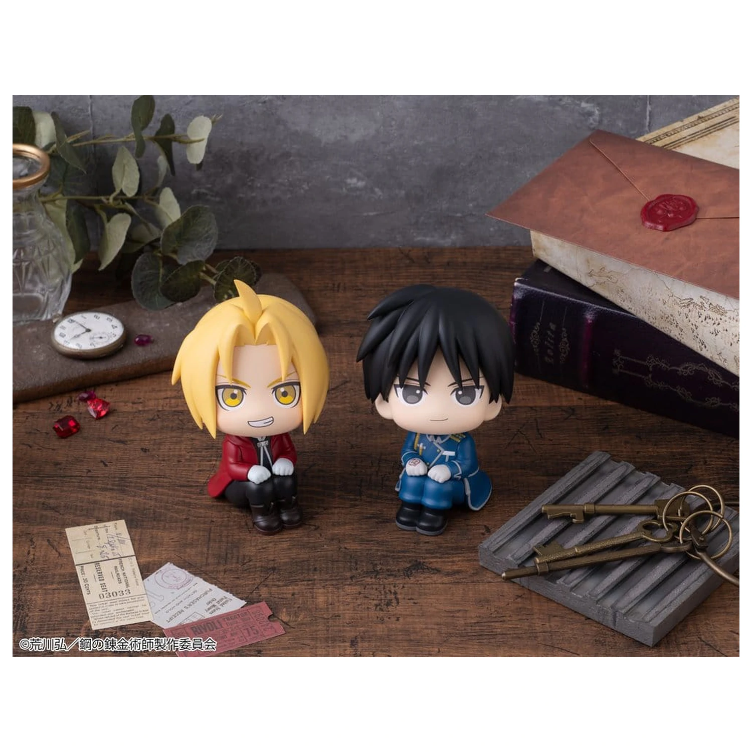 Fullmetal Alchemist Look Up PVC figure 2-paket Edward Elric & Roy Mustang 11 cm (s poklonom) fotografija proizvoda