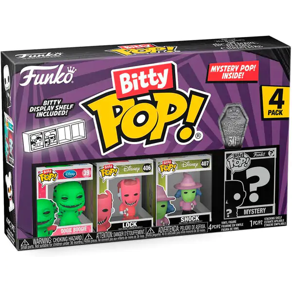 Bitty POP! Vinilna Figura Set od 4 Disney Nightmare Before Christmas Oogie Boogie fotografija proizvoda