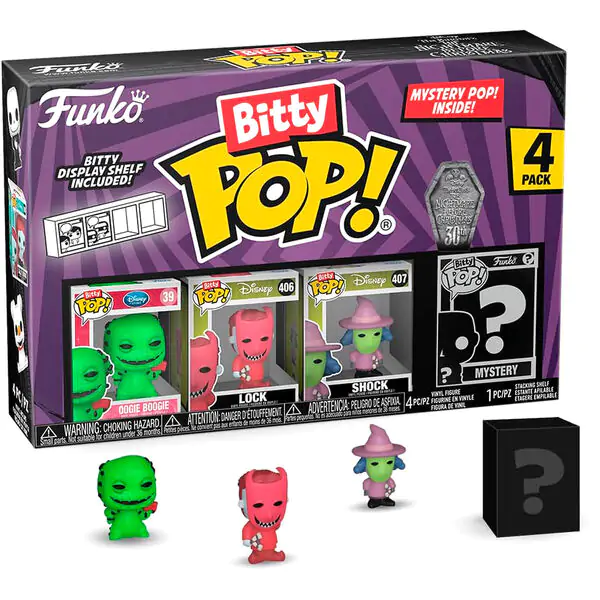 Bitty POP! Vinilna Figura Set od 4 Disney Nightmare Before Christmas Oogie Boogie fotografija proizvoda