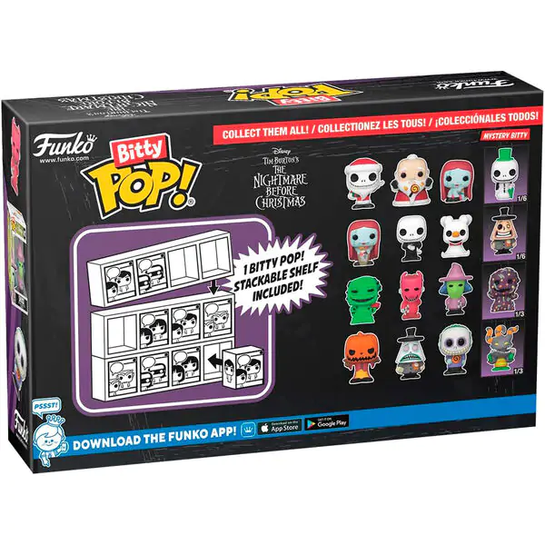 Bitty POP! Vinilna Figura 4-Pack Disney Nightmare Before Christmas Pumpkin King fotografija proizvoda