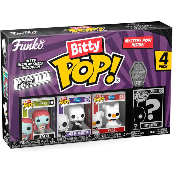 Bitty POP! Vinilna Figura 4-Pack Disney Nightmare Before Christmas Sally fotografija proizvoda