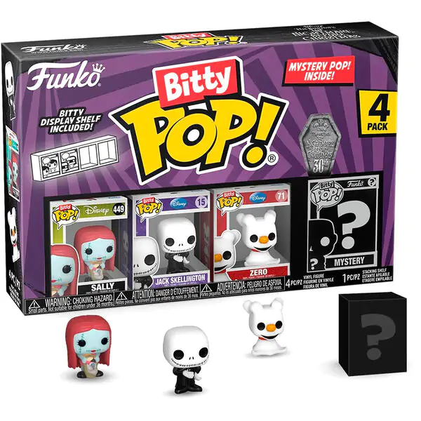 Bitty POP! Vinilna Figura 4-Pack Disney Nightmare Before Christmas Sally fotografija proizvoda