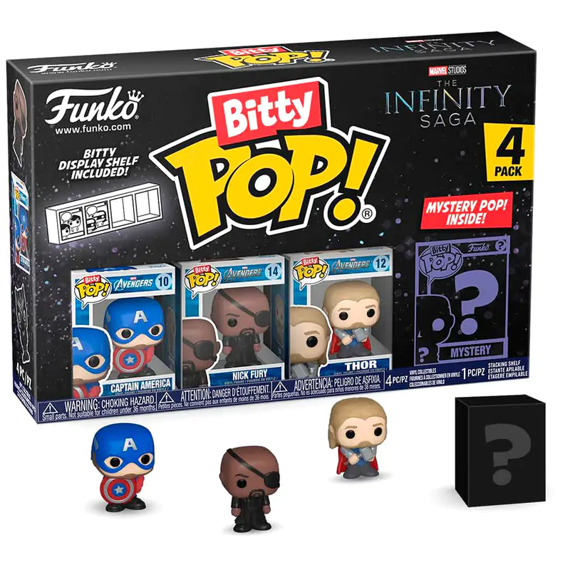 Blister pakiranje 4 figure Bitty POP Marvel The Infinity Saga Captain America fotografija proizvoda