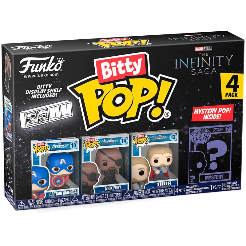 Blister pakiranje 4 figure Bitty POP Marvel The Infinity Saga Captain America fotografija proizvoda