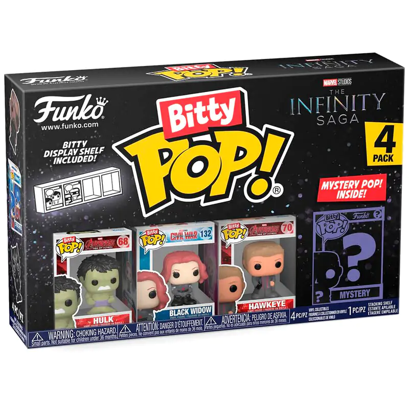 Blister pakiranje 4 figure Bitty POP Marvel The Infinity Saga Hulk fotografija proizvoda