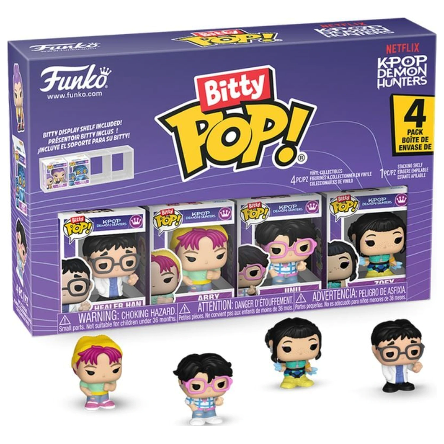 Funko Bitty POP pakiranje od 4 figure KPop Demon Hunters fotografija proizvoda