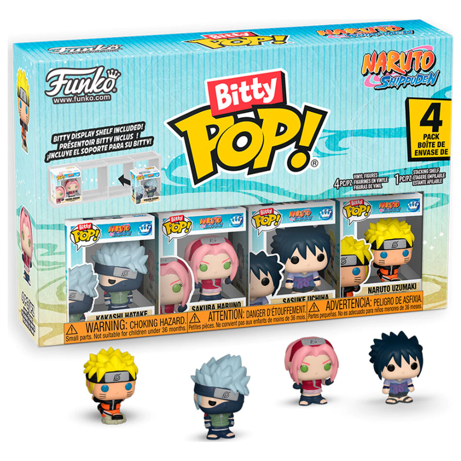 Funko Bitty POP! Naruto Shippuden Team 7 figure fotografija proizvoda