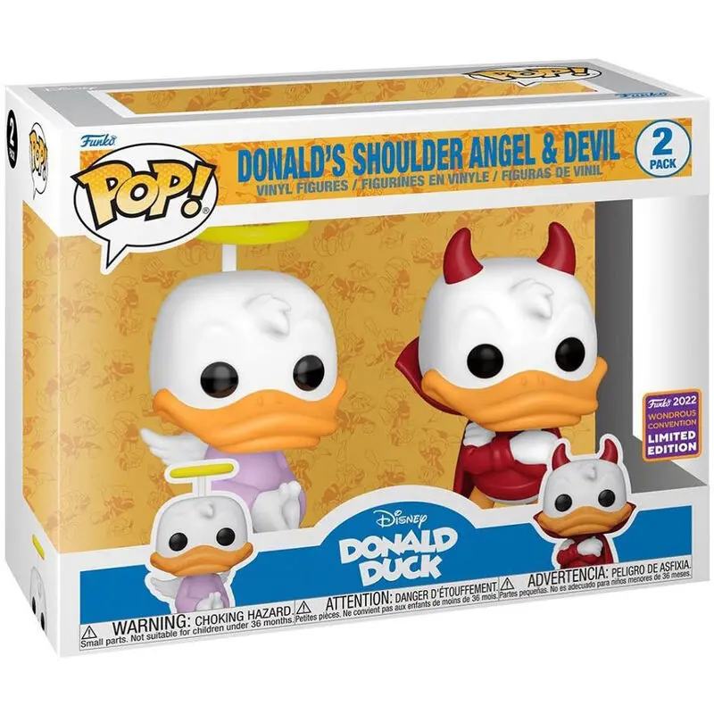 POP paket 2 Disney Donald Duck - Donald Anđeo & Vrag Ekskluzivno fotografija proizvoda