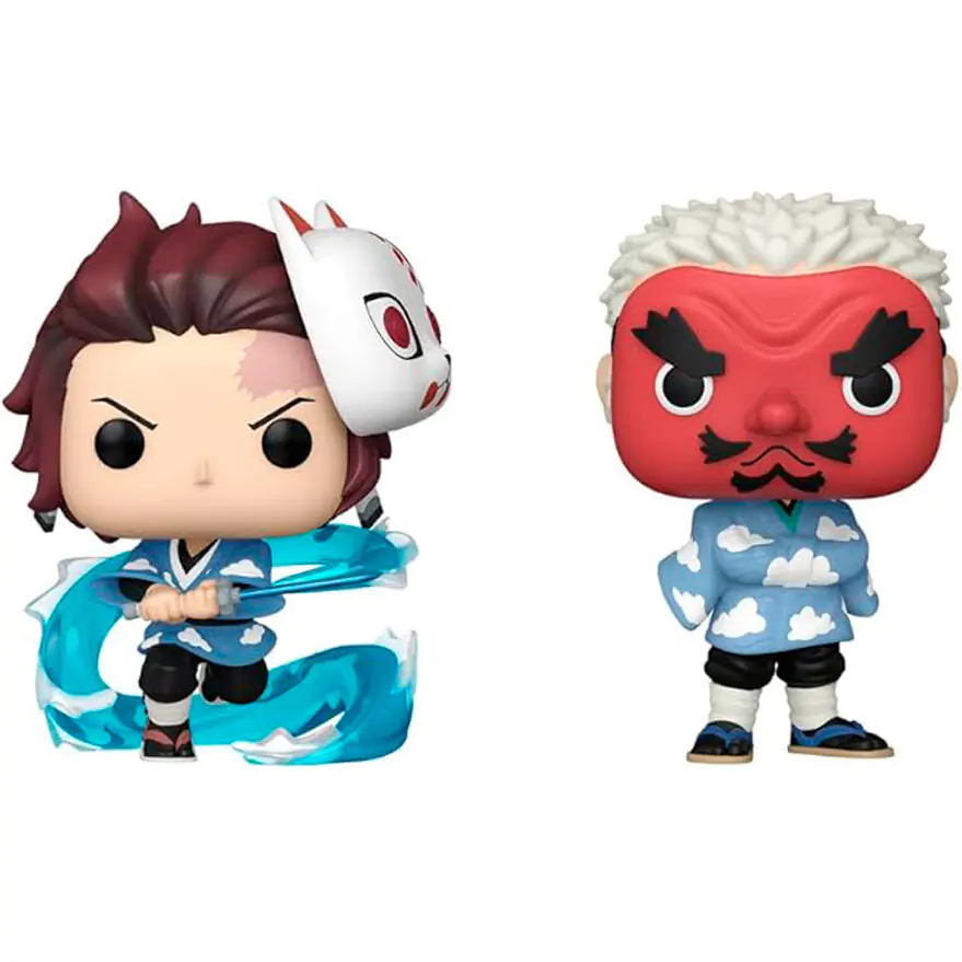 Funko POP paket 2 figure Demon Slayer Kimetsu no Yaiba Tanjiro Kamado & Sakonji Urokodaki fotografija proizvoda