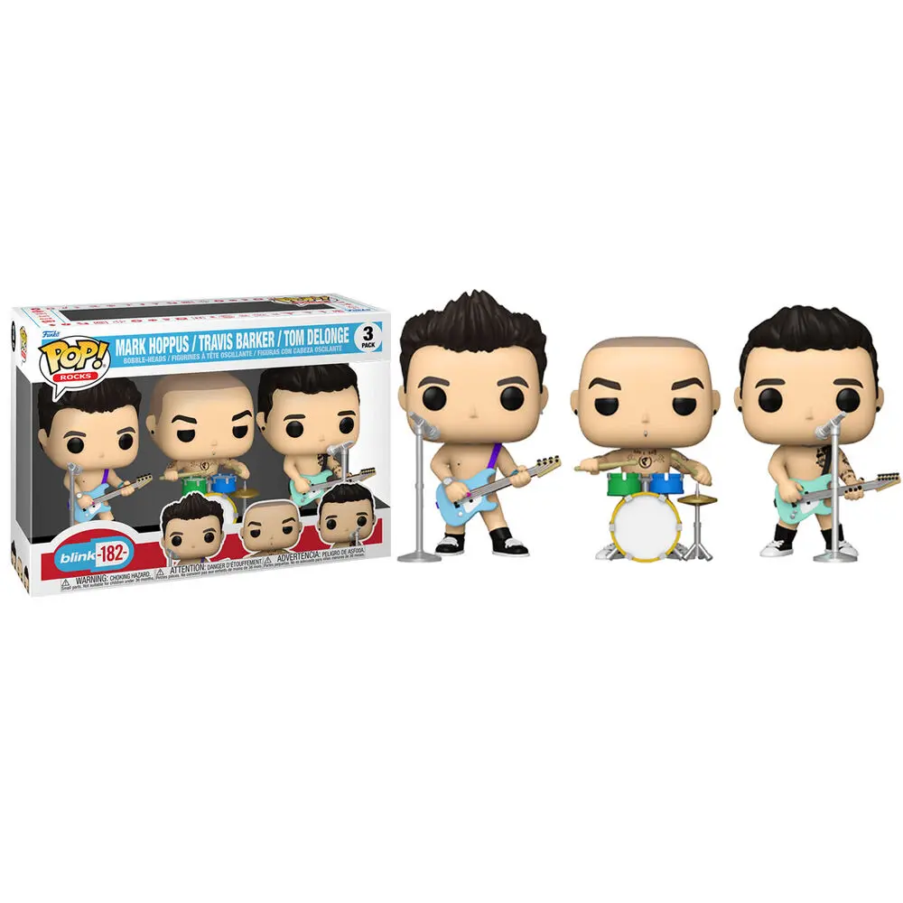 Blink 182 POP! Rocks Vinil Figura Set od 3 komada 4 cm fotografija proizvoda