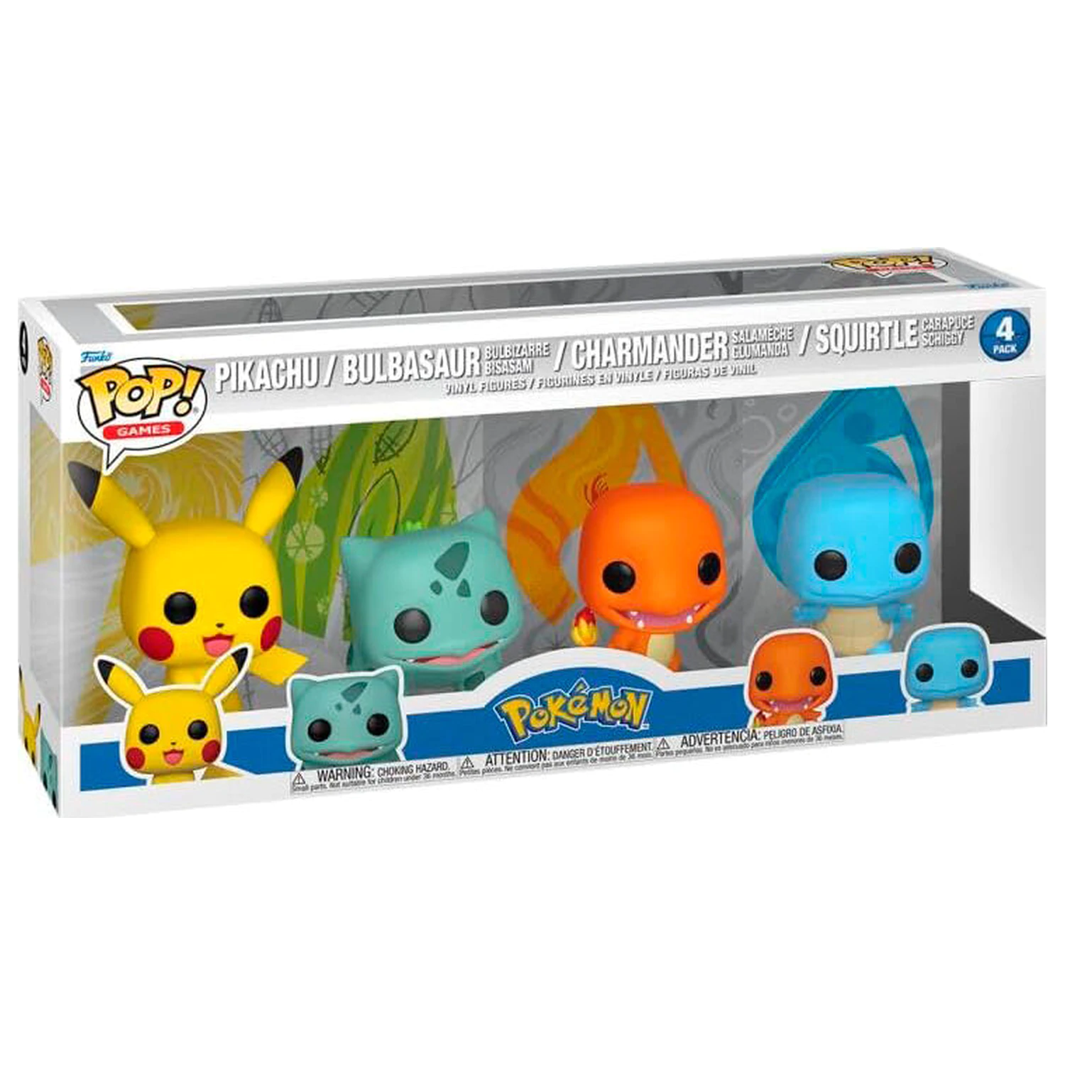 Funko POP paket 4 figure Pokemon Starters Exclusive fotografija proizvoda