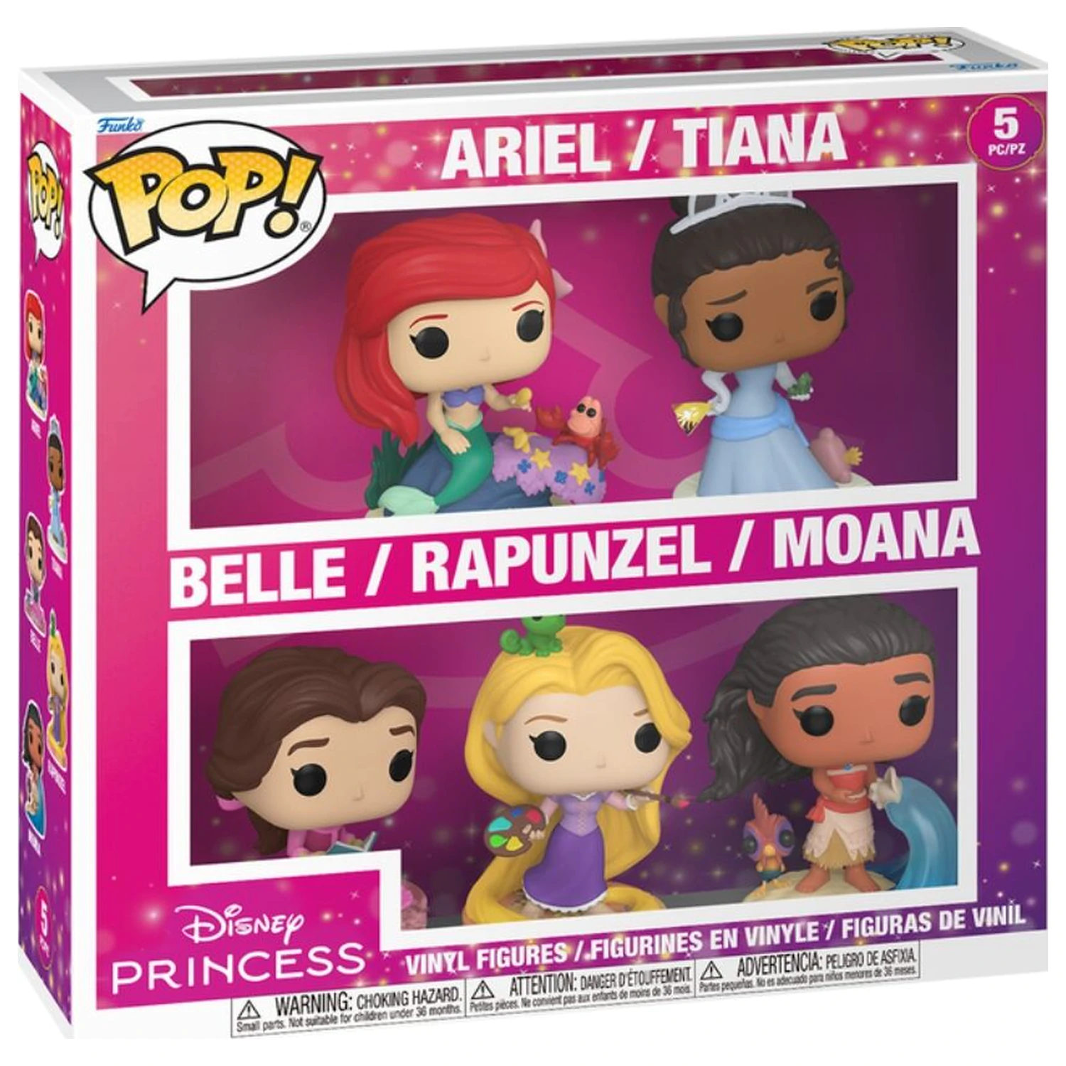 Funko POP pakiranje 5 figura Disney Princess fotografija proizvoda