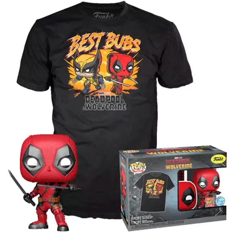 Set figurica Funko POP i majica Marvel Deadpool & Wolverine fotografija proizvoda