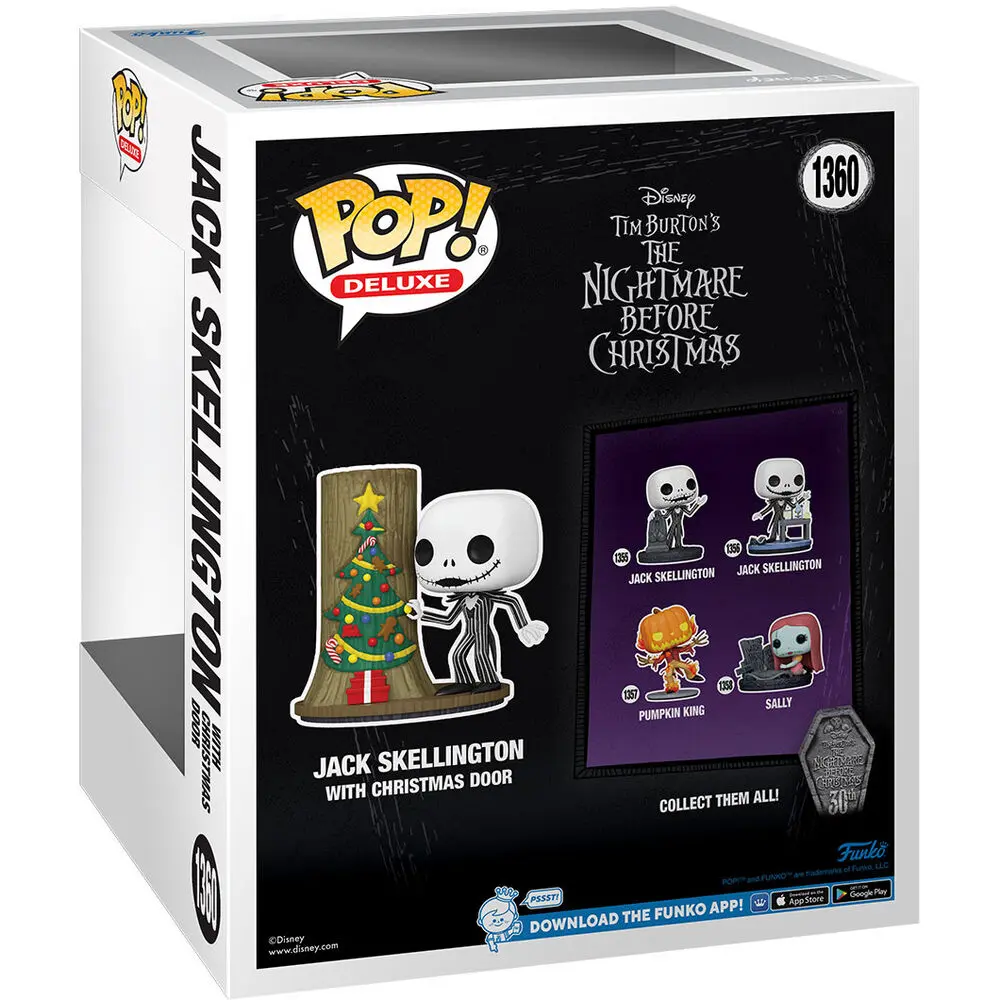 Nightmare before Christmas 30th POP! Deluxe Vinilna Figura Jack s C.Town Vratima 9 cm fotografija proizvoda