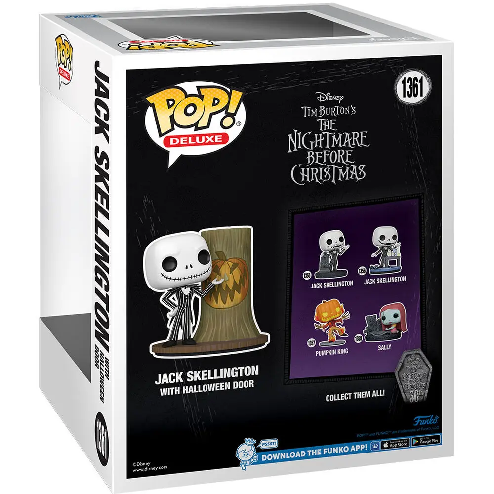 Nightmare before Christmas 30th POP! Deluxe Vinyl Figura Jack s H.Town Vratima 9 cm fotografija proizvoda