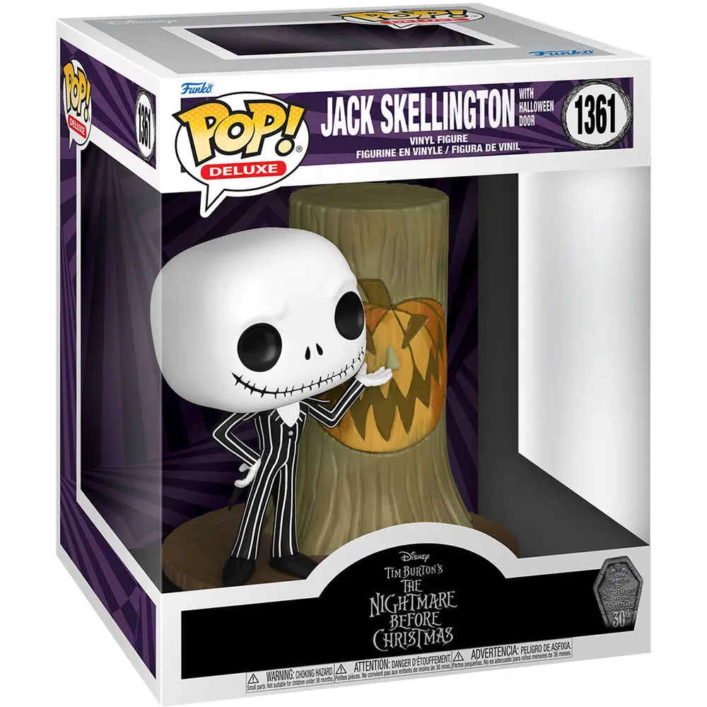 Nightmare before Christmas 30th POP! Deluxe Vinyl Figura Jack s H.Town Vratima 9 cm fotografija proizvoda