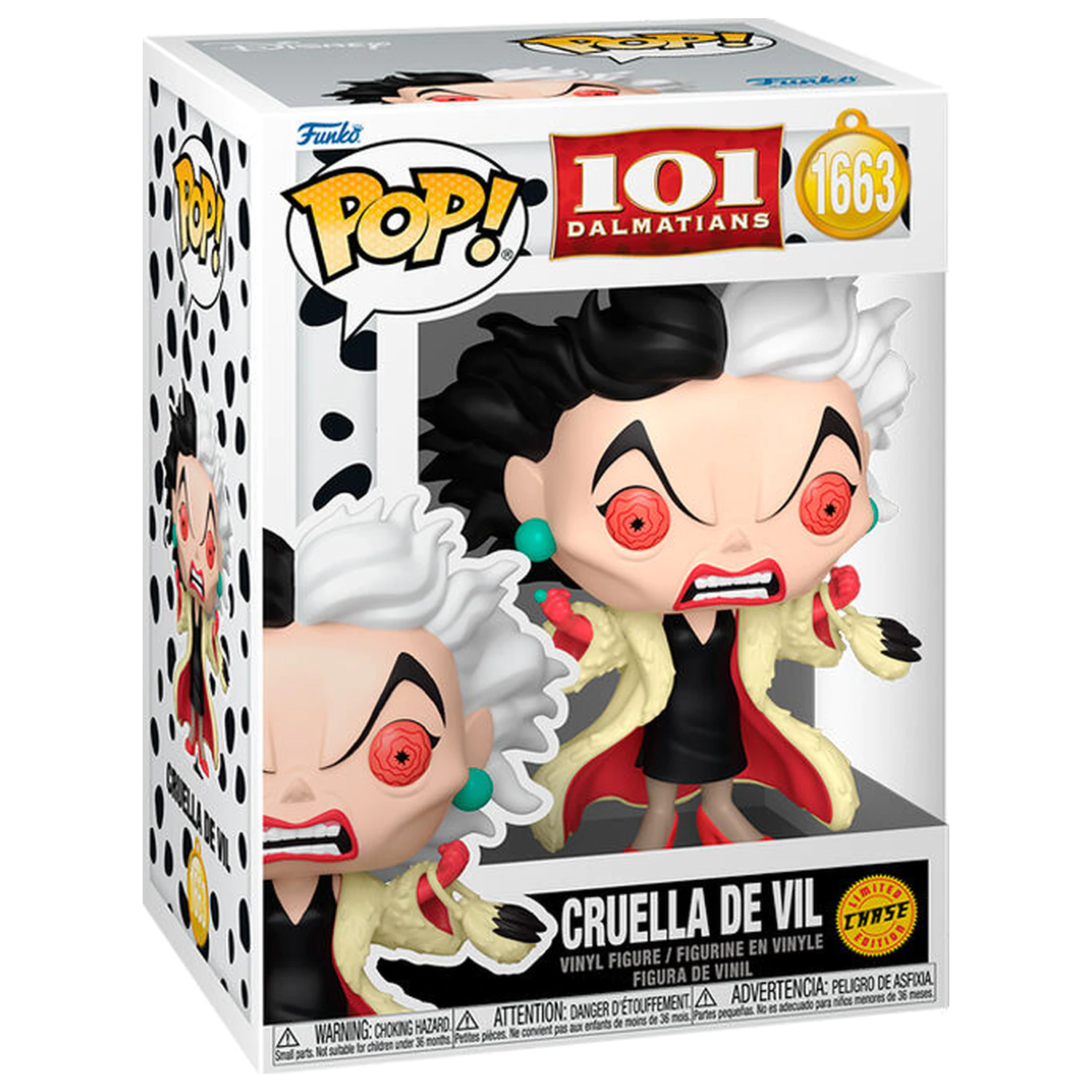 Funko POP figura 101 Dalmatas Cruella de Vil Chase fotografija proizvoda