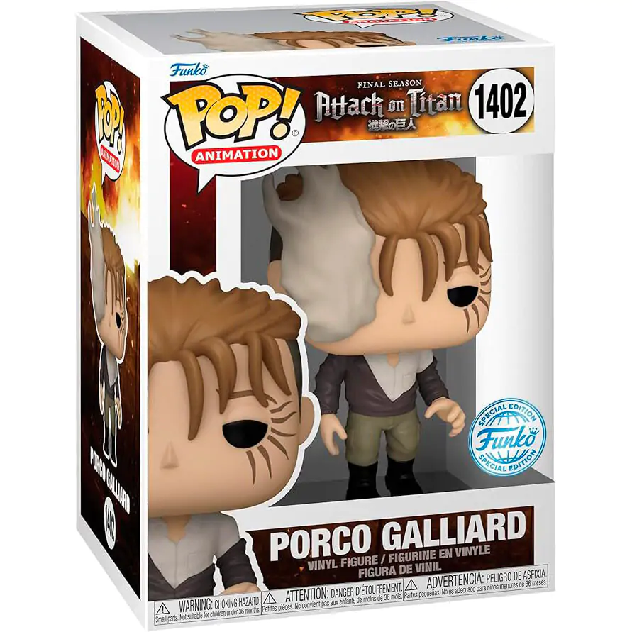 Funko POP figura Attack On Titan Porco Galliard Exclusive fotografija proizvoda