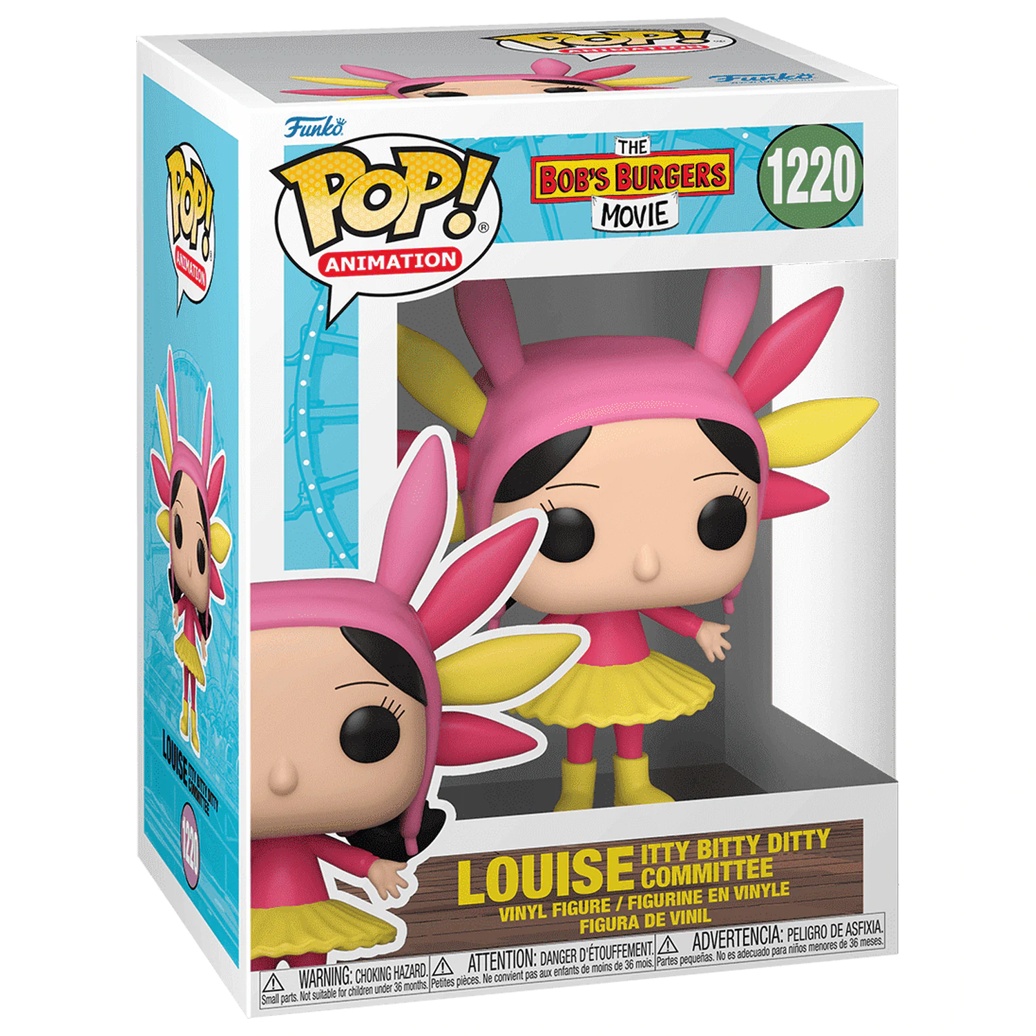 The Bob's Burgers Movie POP! Pride Vinyl Figure Louise Itty Bitty Ditty Committee 9 cm Figura od vinila fotografija proizvoda