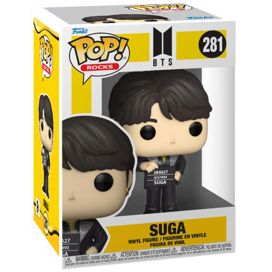 BTS POP! Rocks Vinyl Figura Butter Suga 9 cm fotografija proizvoda