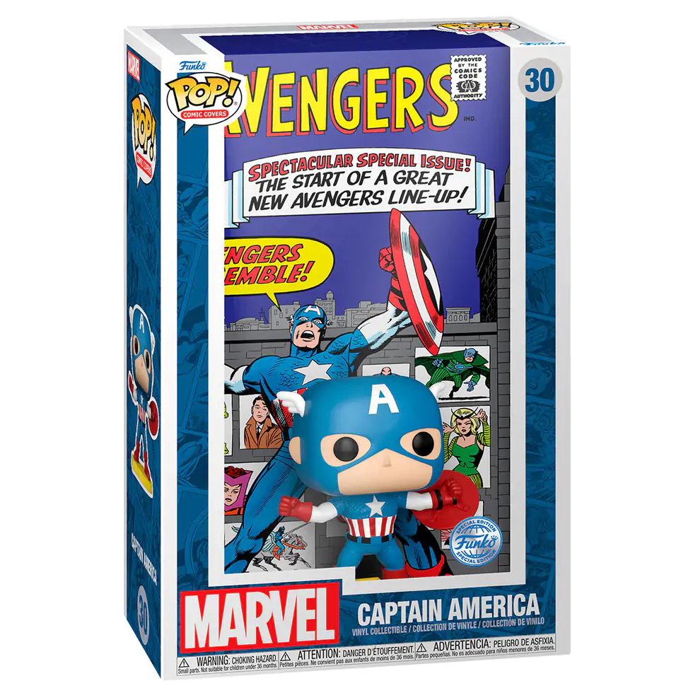 Funko POP figura Comic Cover Marvel Avengers Captain America Exclusive fotografija proizvoda