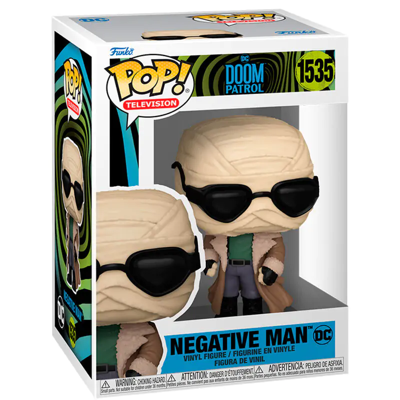 Funko POP figura DC Comics Doom Patrol Negative Man fotografija proizvoda