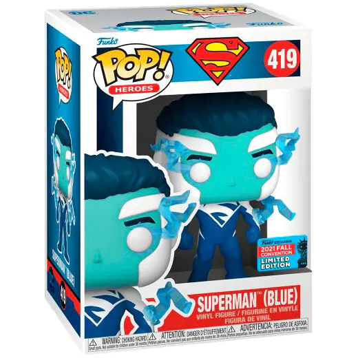 DC Comics POP! Vinilna figura Superman (Blue) (NYCC/Fall Con.) 9 cm fotografija proizvoda