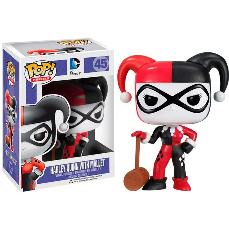 DC Comics POP! Vinil figura Harley Quinn & Malj 9 cm fotografija proizvoda