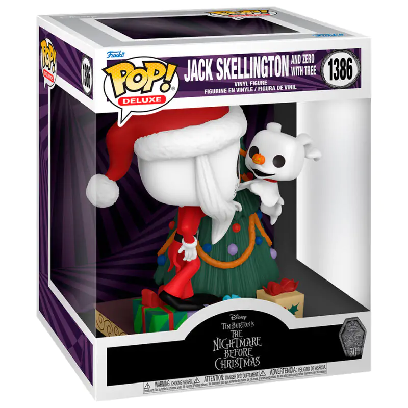 POP figure Deluxe Disney Nightmare Before Christmas 30th Anniversary Jack Skellington and ZeroPOP figurica Deluxe Disney Nightmare Before Christmas 30. obljetnica Jack Skellington i Zero fotografija proizvoda