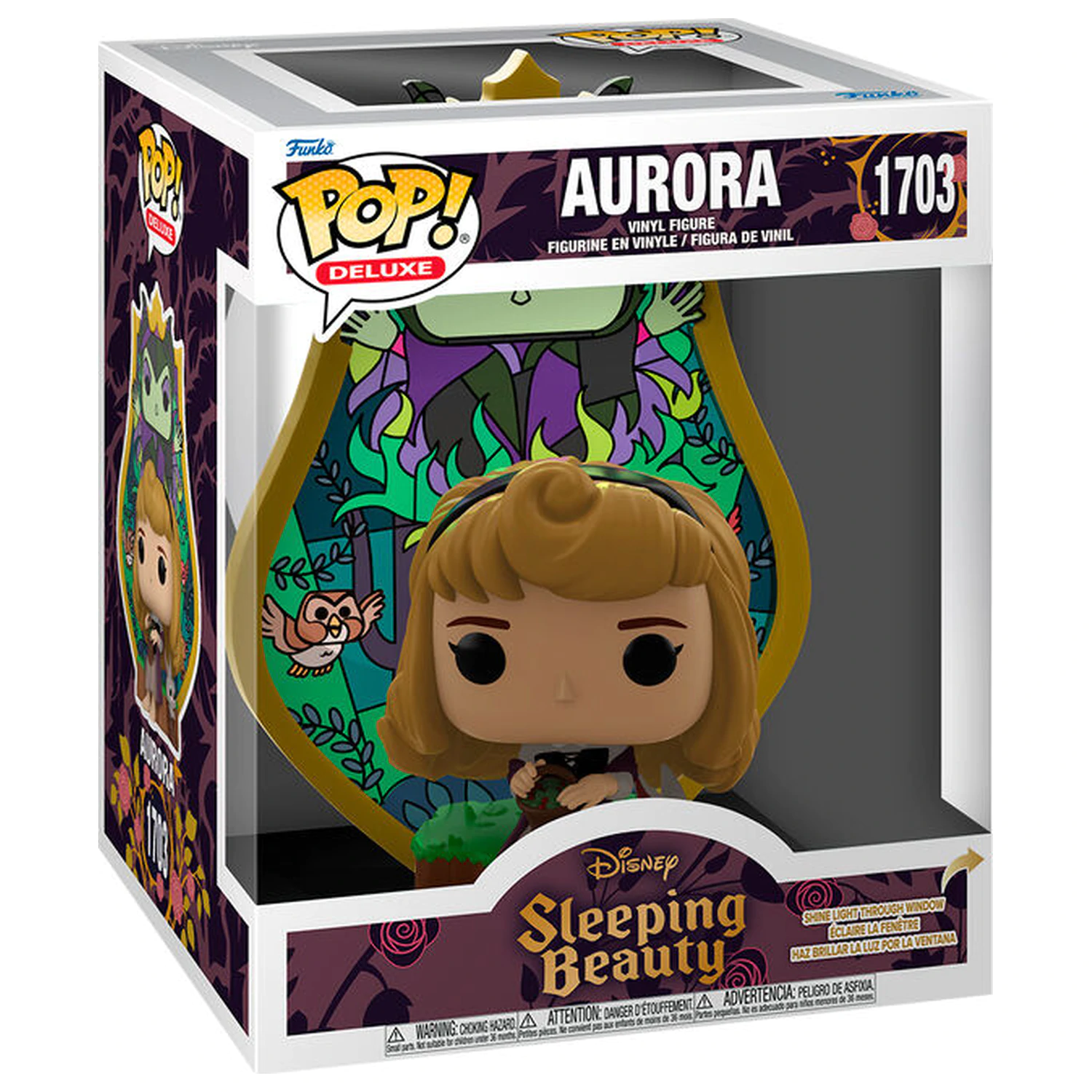 Funko POP figura Deluxe Disney Slepping Beauty Aurora Maleficent Stained Glass fotografija proizvoda