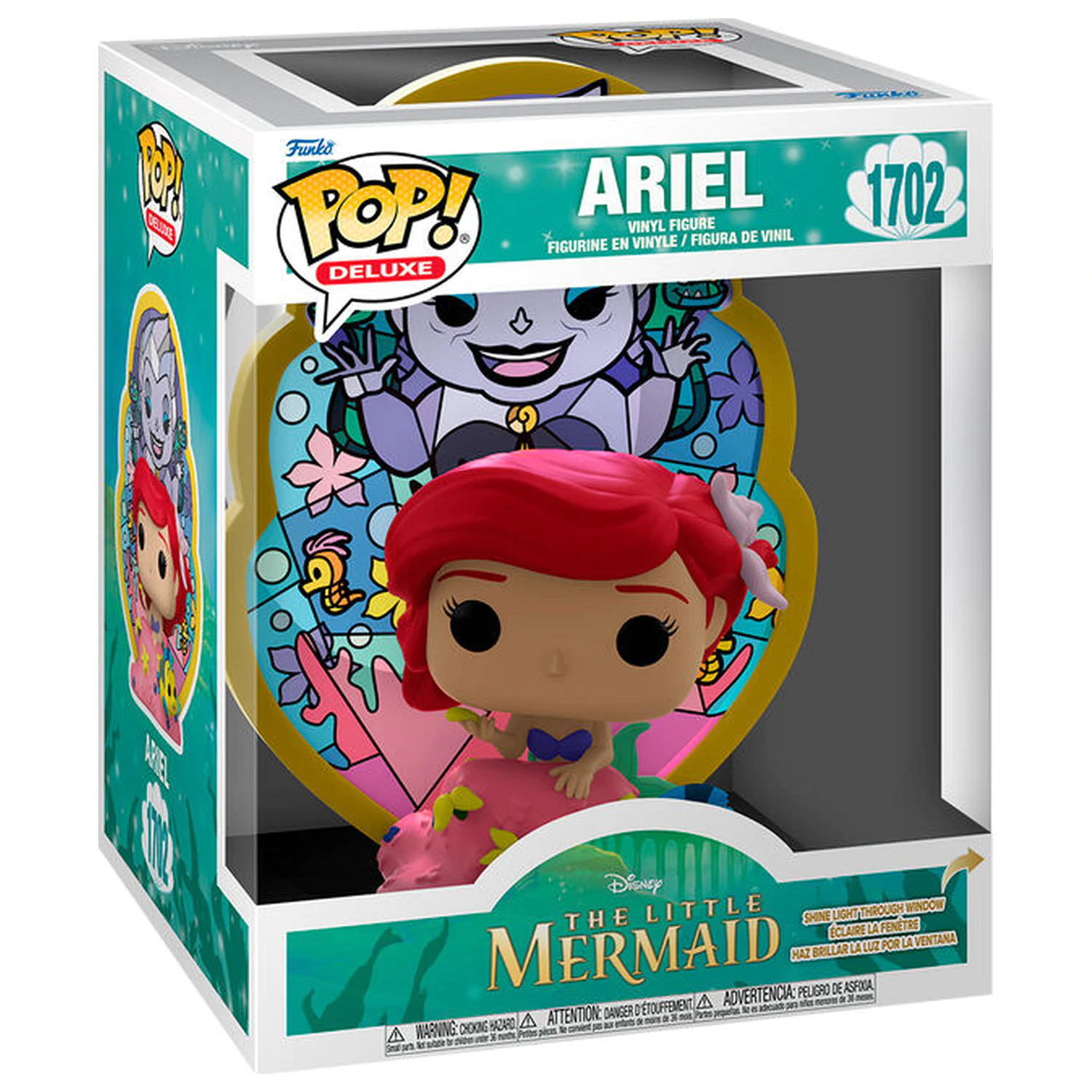 Funko POP figura Deluxe Disney The Little Mermaid Ariel Ursula Stained Glass fotografija proizvoda