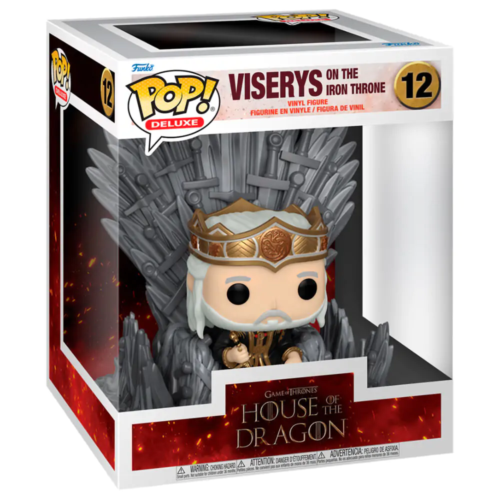 POP figurica Deluxe House of the Dragon Viserys na Željeznom prijestolju fotografija proizvoda