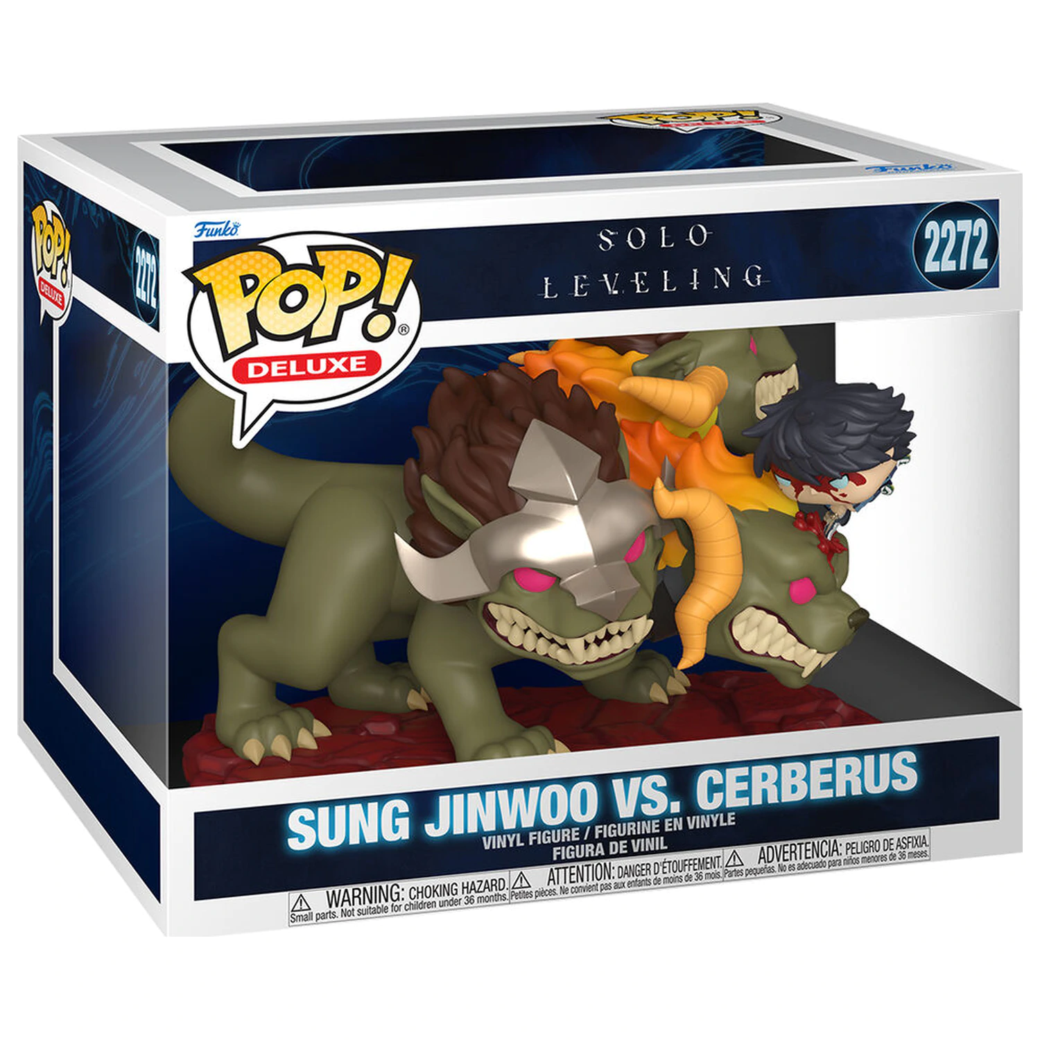 Funko POP figura Deluxe Solo Leveling Sung Jinwoo vs. Cerberus fotografija proizvoda