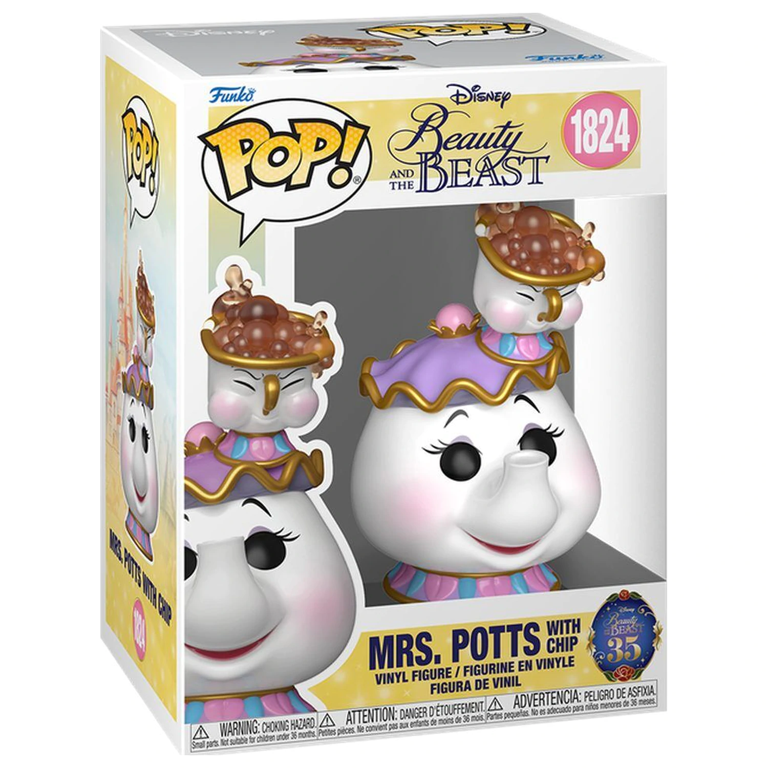 Funko POP figura Disney Beauty And The Beast Mrs. Potts with Chip fotografija proizvoda