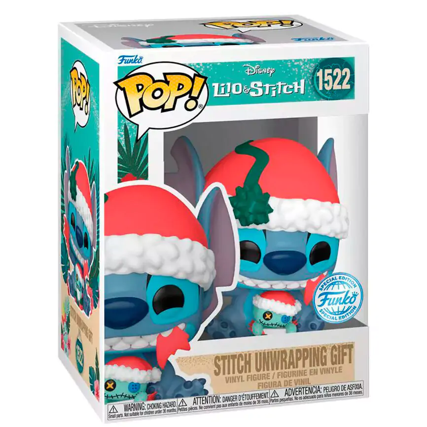 Funko POP figura Disney Lilo & Stitch - Stitch Unwrapping Gift fotografija proizvoda