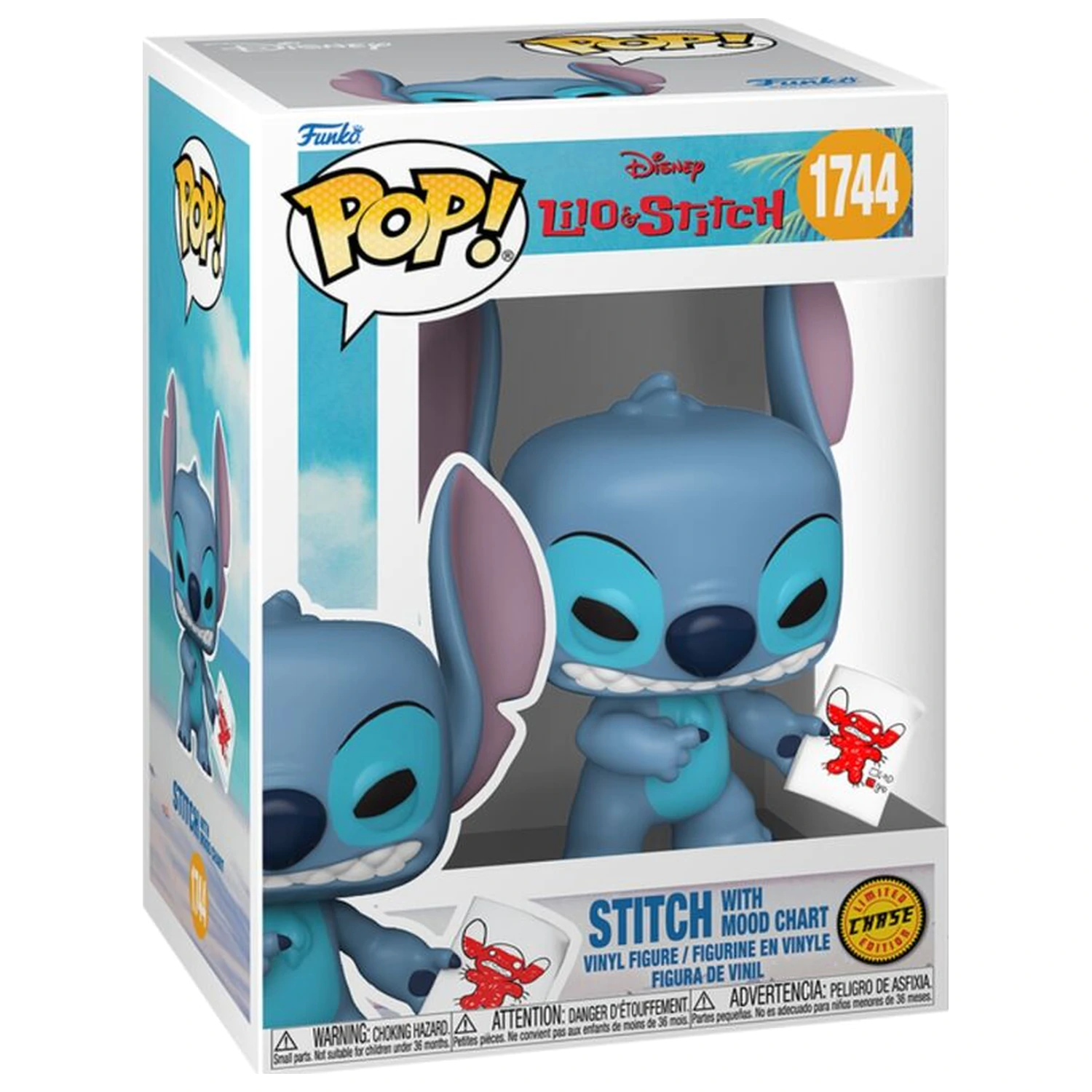 Funko POP figurica Disney Lilo & Stitch - Stitch s ljestvicom raspoloženja (Chase verzija) fotografija proizvoda