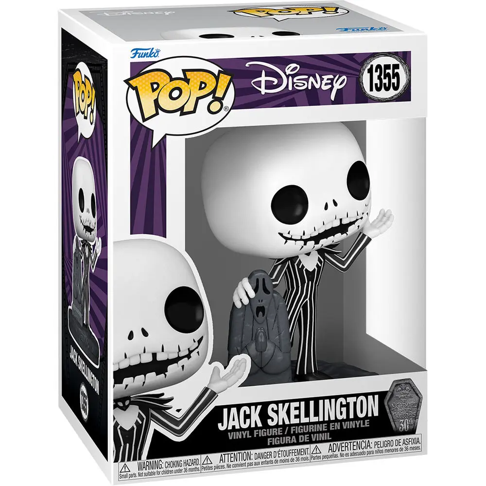 Nightmare before Christmas 30th POP! Disney Vinyl figura Jack s nadgrobnim spomenikom 9 cm fotografija proizvoda