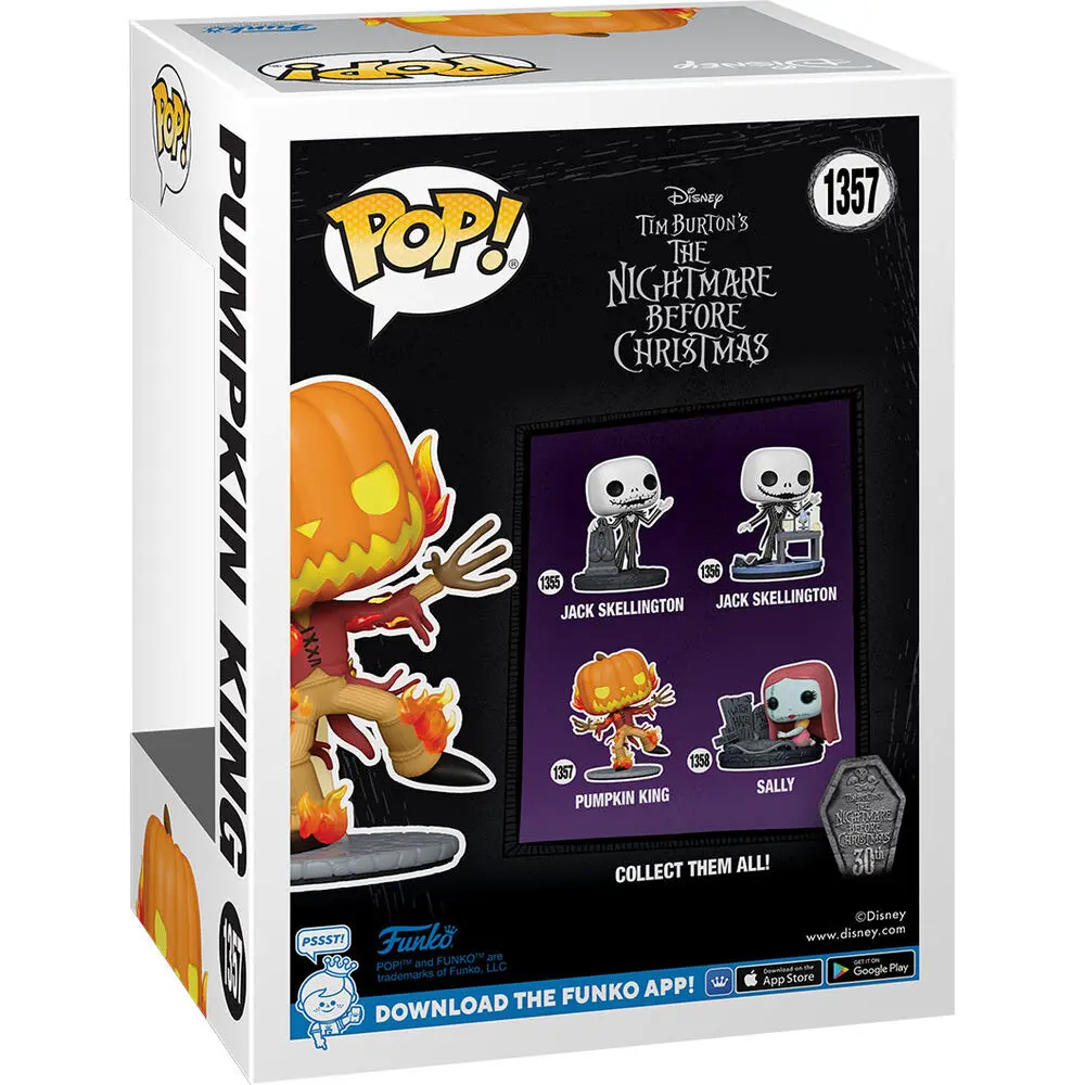 Nightmare before Christmas 30th POP! Disney Vinyl Figura Pumpkin King 9 cm fotografija proizvoda