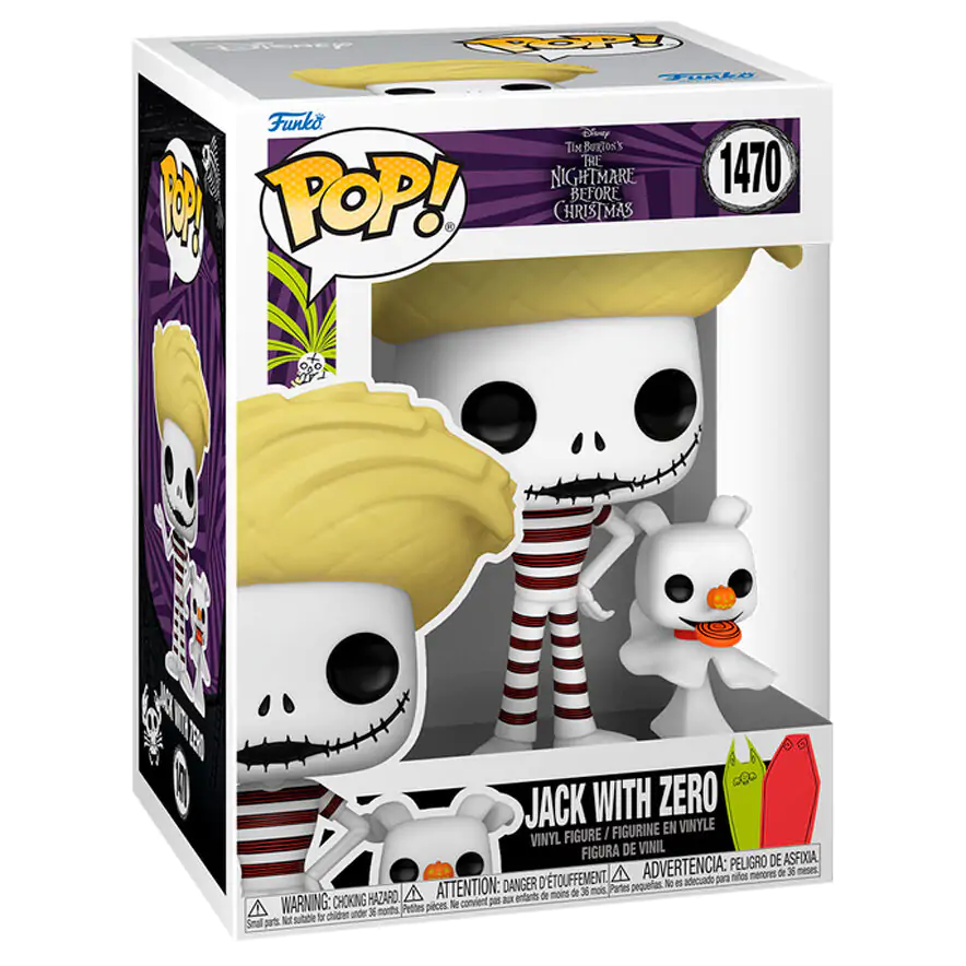 Funko POP figura Disney Nightmare Before Christmas Jack with Zero fotografija proizvoda