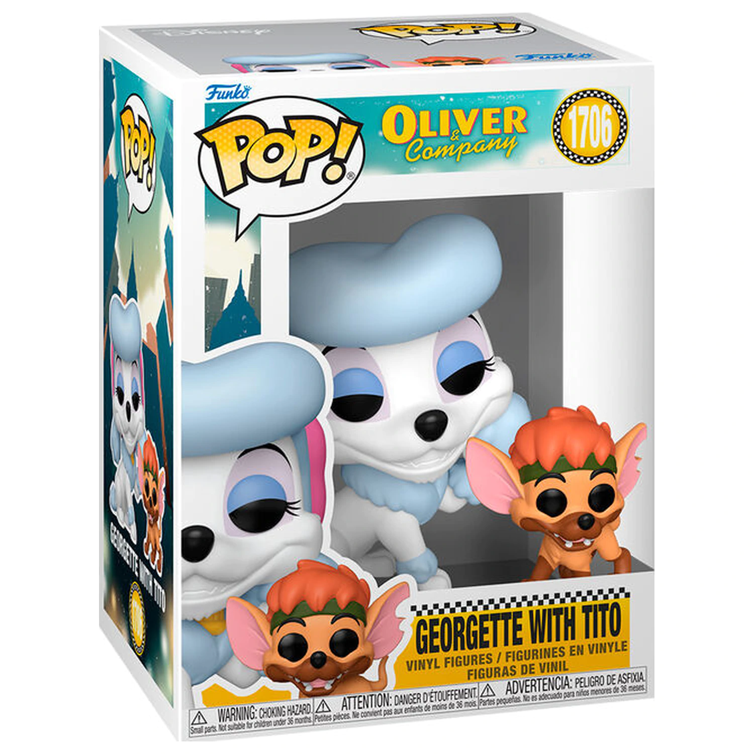 Funko POP figura Disney Oliver & Company Georgette with Tito fotografija proizvoda