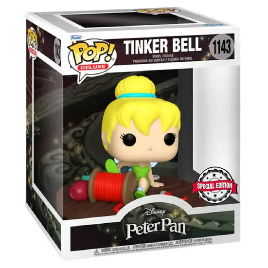 Peter Pan POP! Deluxe Vinyl Figura Tinker Bell na špuli 9 cm fotografija proizvoda