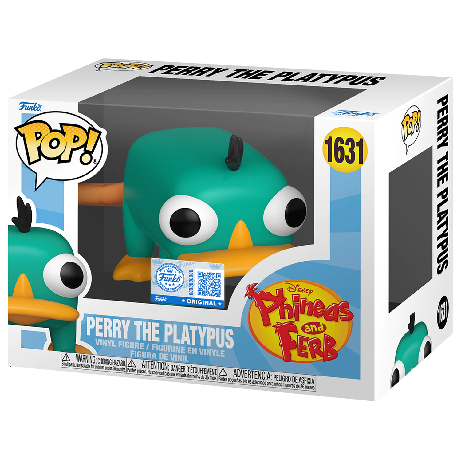 Funko POP figura Disney Phineas and Ferb Perry the Platypus fotografija proizvoda