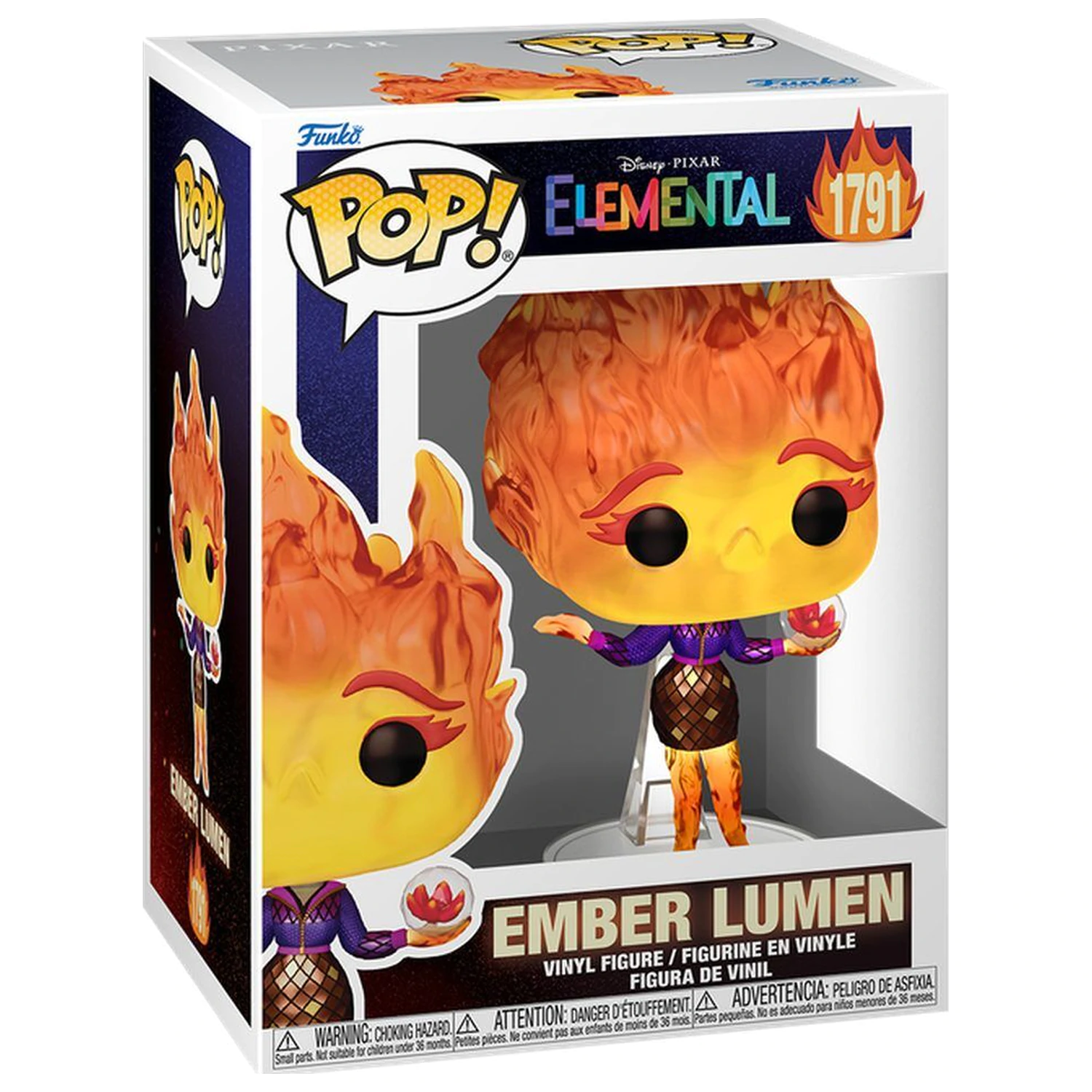 Funko POP figura Disney Pixar Elemental Ember Lumen s Vivisteria cvijetom fotografija proizvoda