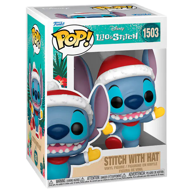 Funko POP figura Disney Stitch s Djeda Mraz kapom fotografija proizvoda