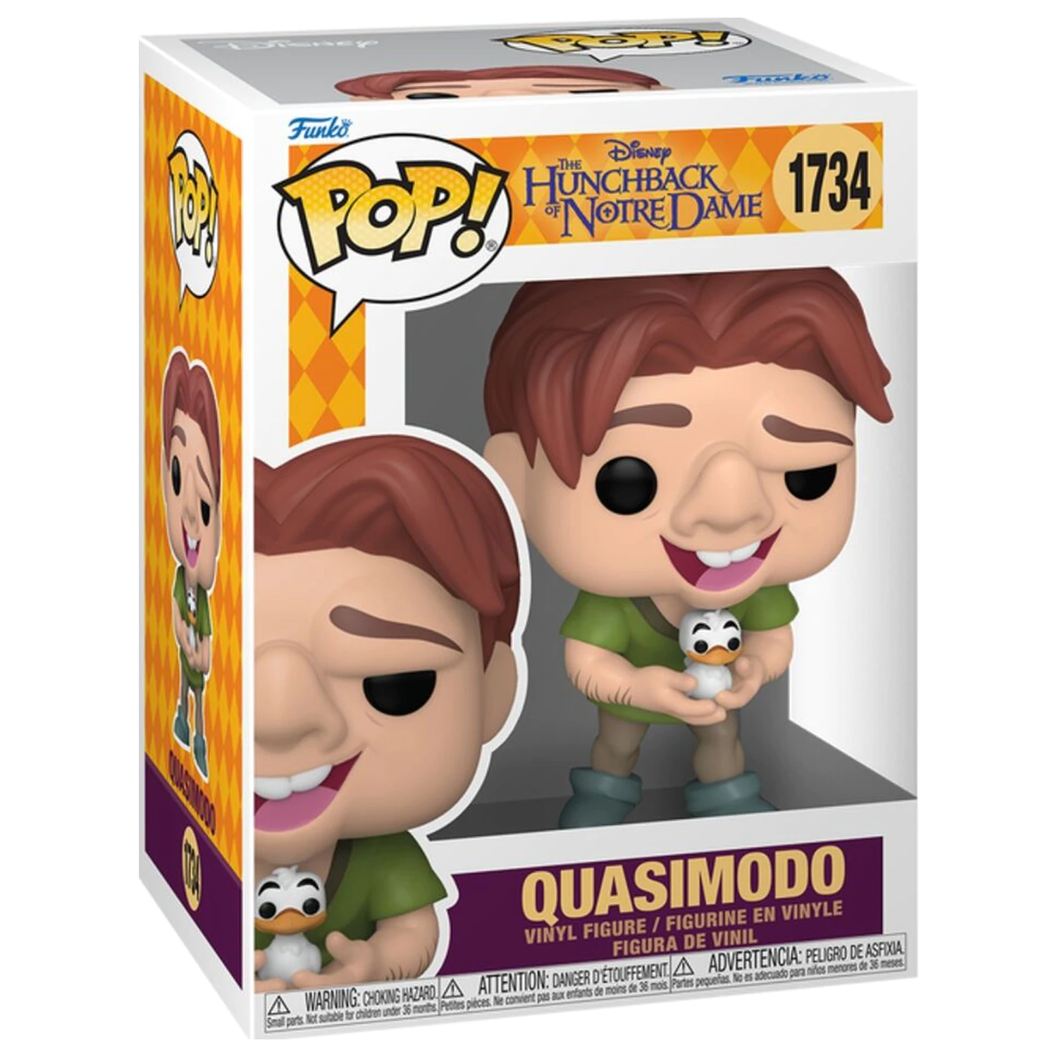 Funko POP figura Disney the Hunchback of Notre Dame Quasimodo with Bird fotografija proizvoda