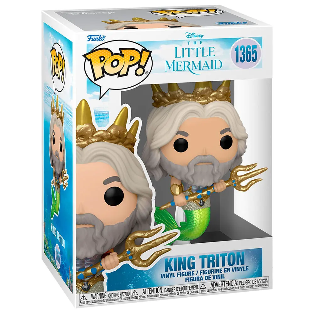 The Little Mermaid POP! Disney Vinyl Figura King Triton 9 cm fotografija proizvoda