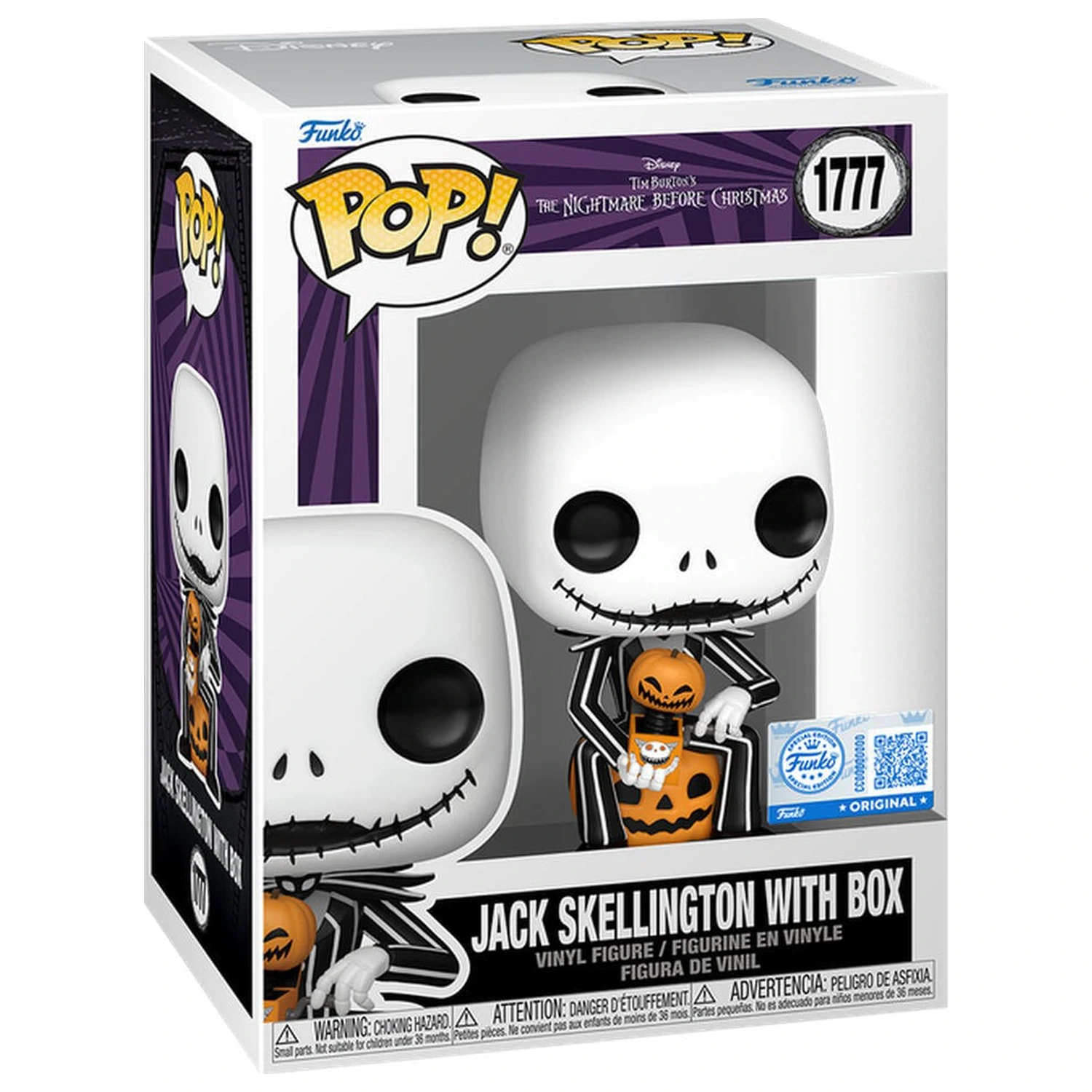 Funko POP figura Disney The Nightmare Before Christmas Jack Skellington s kutijom Ekskluzivno fotografija proizvoda
