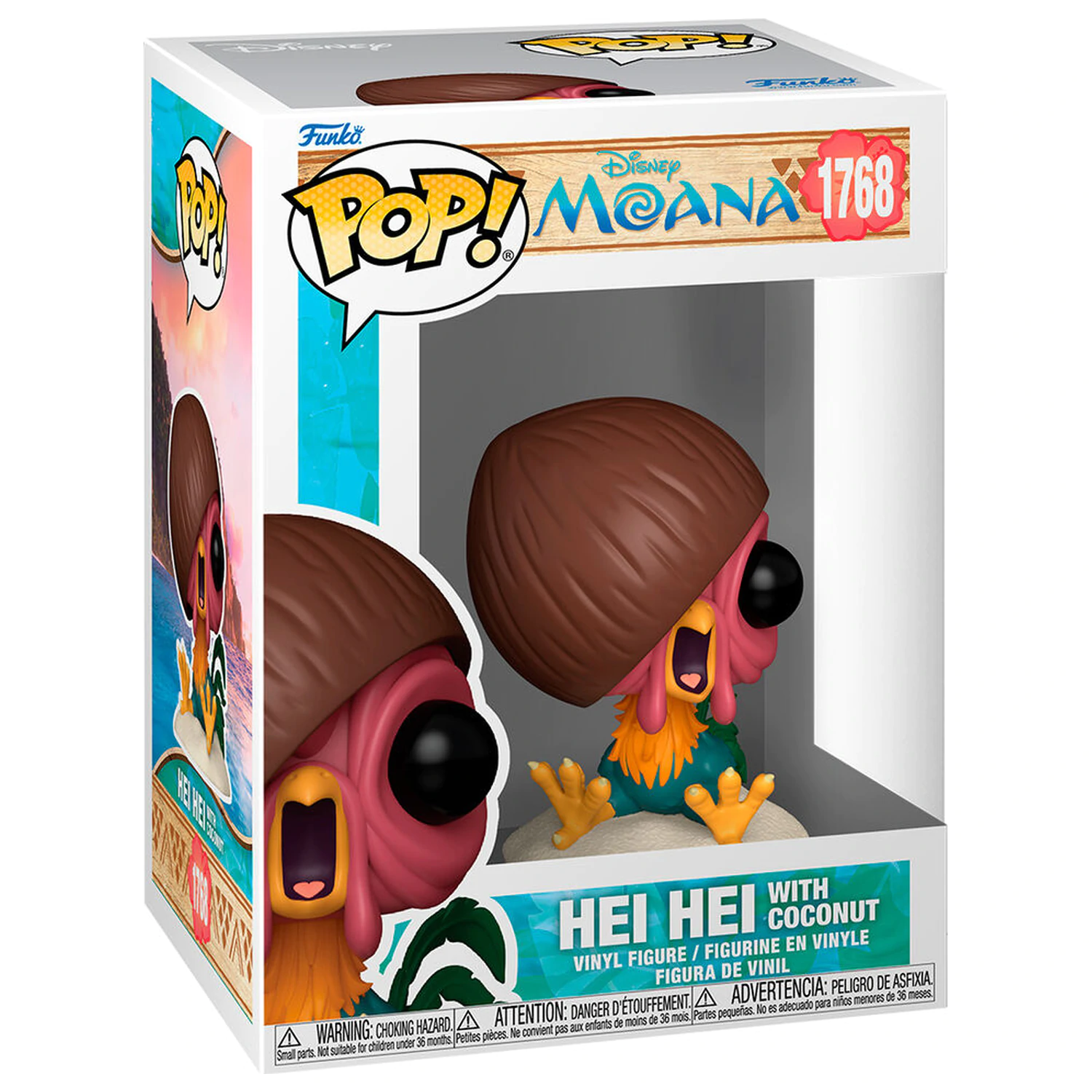 Funko POP figura Disney Vaiana Moana 3 Hei Hei with Coconut fotografija proizvoda