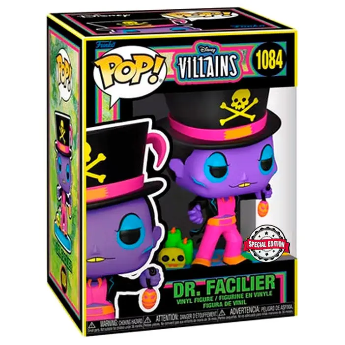 Disney Villains POP! Vinilna figura Dr. Facillier (Blacklight) 9 cm fotografija proizvoda